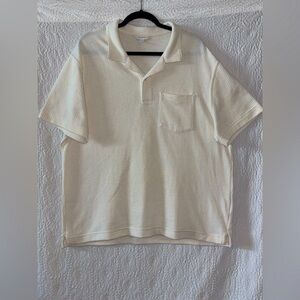 Banana Republic Waffle-Weave Short Sleeve Polo